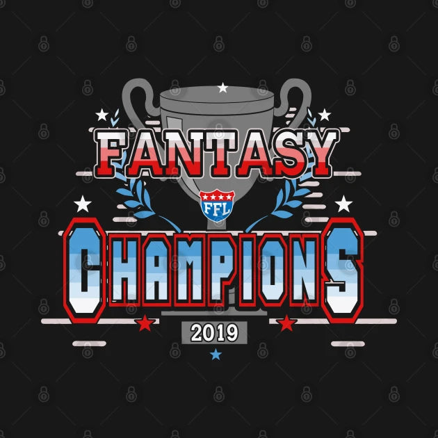Fantasy Football League Ffl Champions 2019 T-Shirt