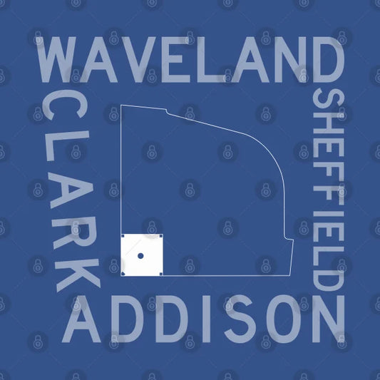 Streets Of Wrigley Field (Chicago Cubs) T-Shirt