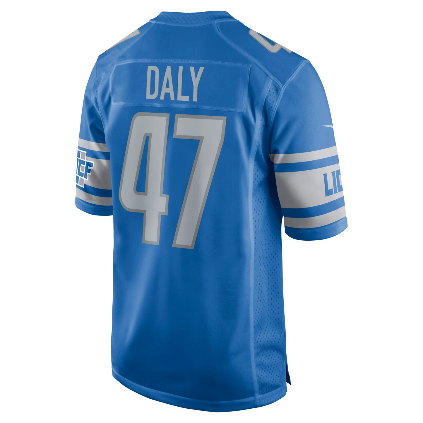 Scott Daly Detroit Lions Game Jersey - Blue