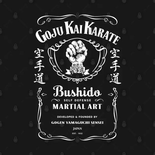 Vintage Goju Kai Karate Retro Martial Arts Budo Design Hoodie