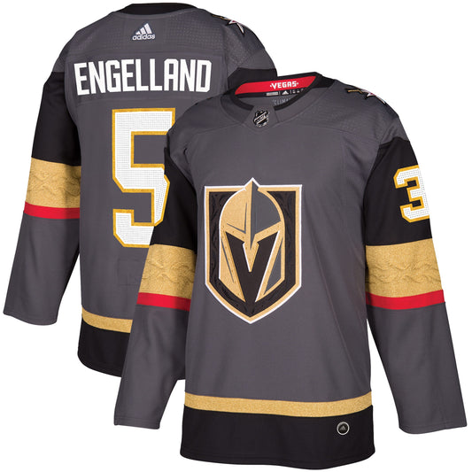 Deryk Engelland Vegas Golden Knights Alternate Authentic Player Jersey - Gray
