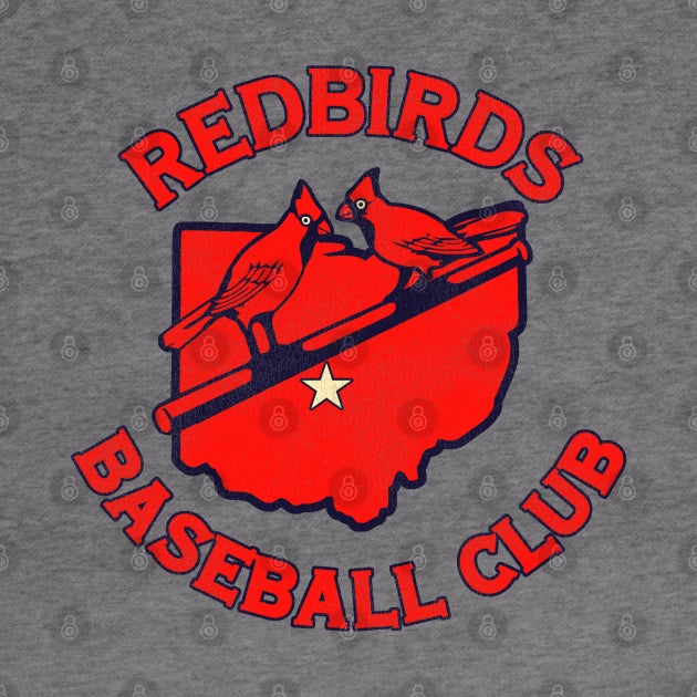 Defunct Columbus Redbirds Baseball Team Hoodie