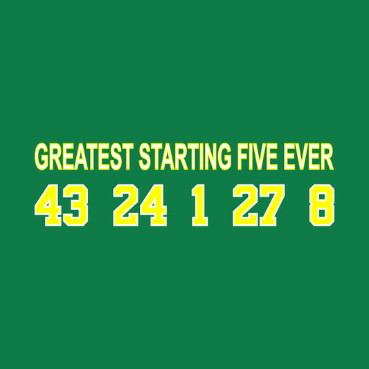 1979 Seattle Sonics Greatest Starting Five T-Shirt