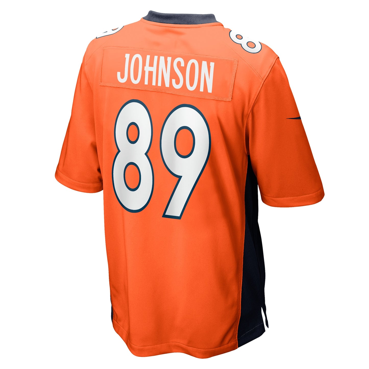 Brandon Johnson Denver Broncos Game Player Jersey - Orange