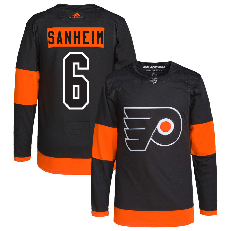 Travis Sanheim Philadelphia Flyers Alternate Primegreen Authentic Pro Jersey - Black