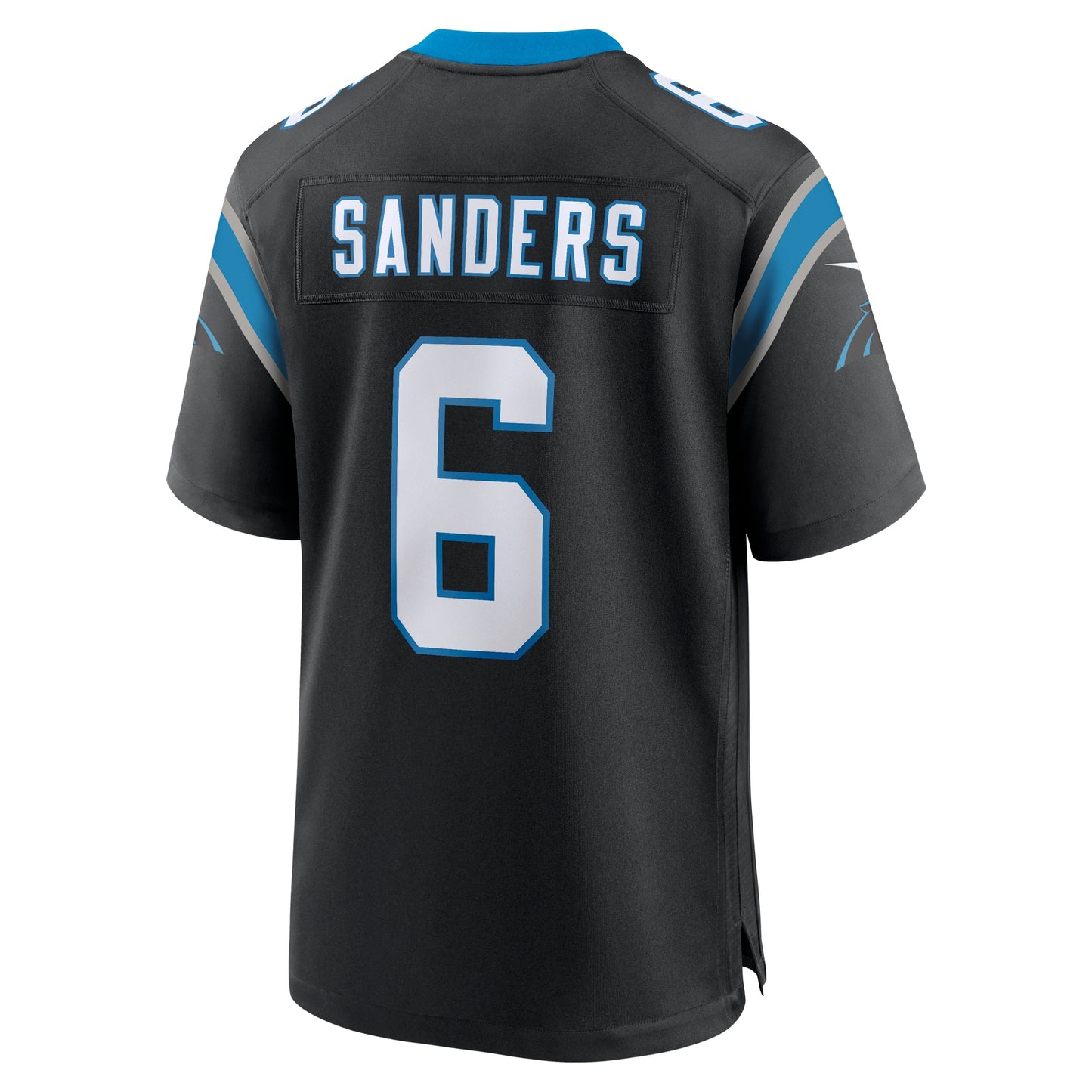 Miles Sanders Carolina Panthers Game Player Jersey - Black