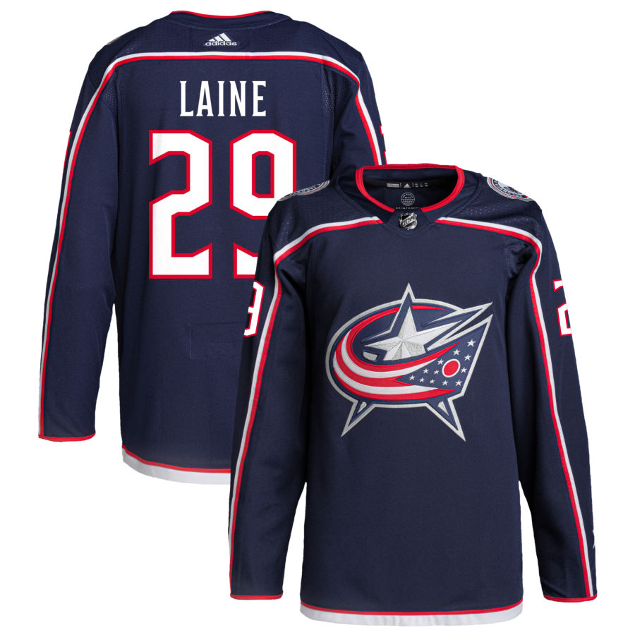 Patrik Laine Columbus Blue Jackets Home Primegreen Authentic Pro Jersey - Navy