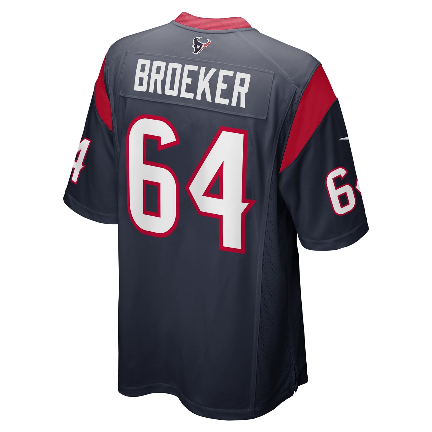 Nick Broeker Houston Texans Team Game Jersey - ?Navy