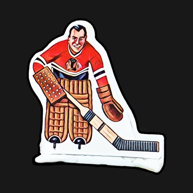 Coleco Table Hockey Players -Chicago Blackhawks Goalie Hoodie