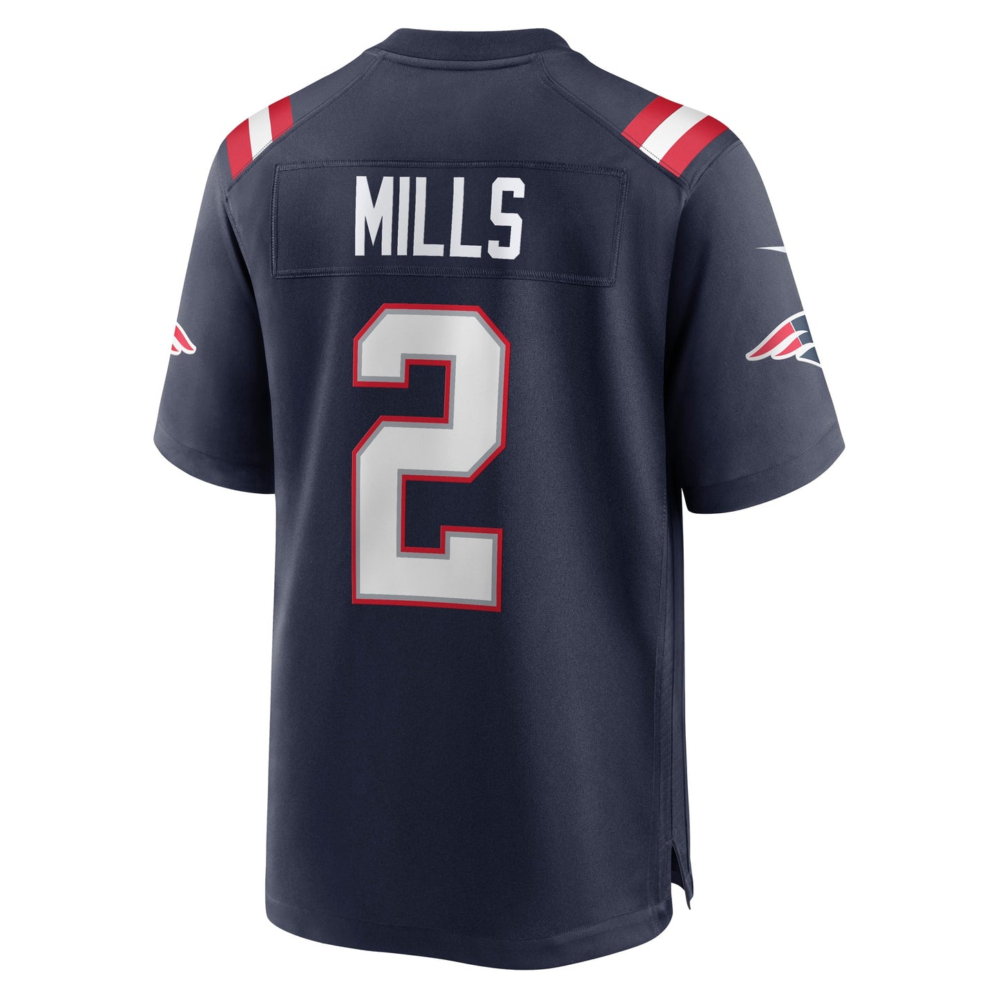 Jalen Mills New England Patriots Game Player Jersey - Navy