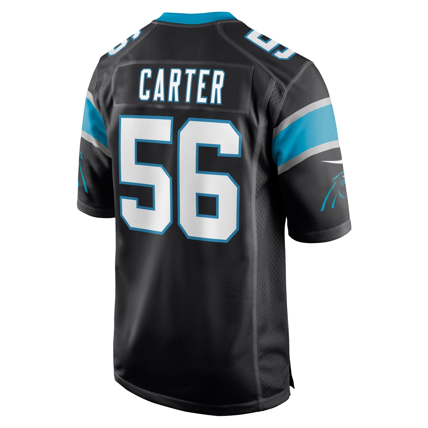 Jermaine Carter Carolina Panthers Game Jersey - Black