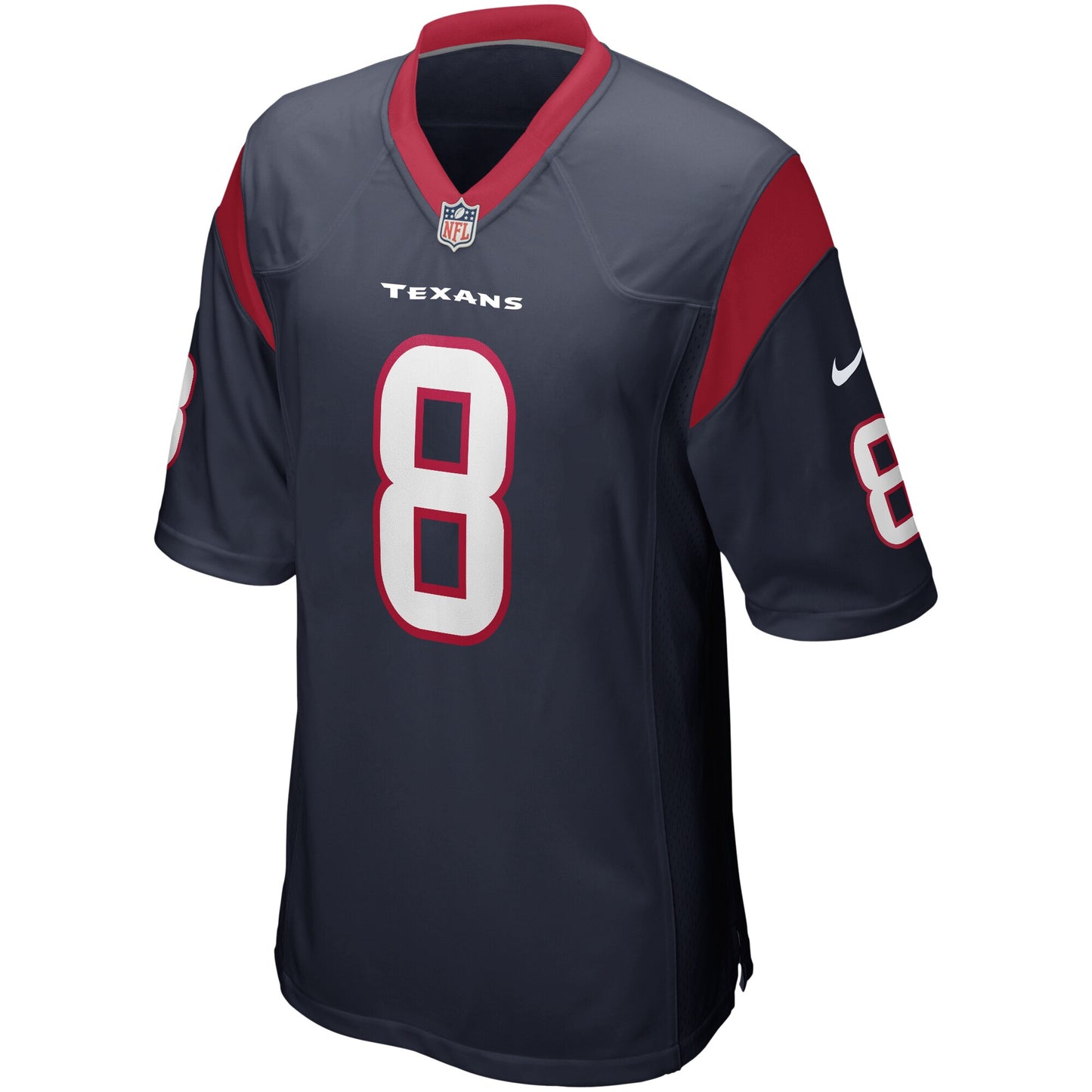 David Carr Houston Texans Game Retired Player Jersey - Navy