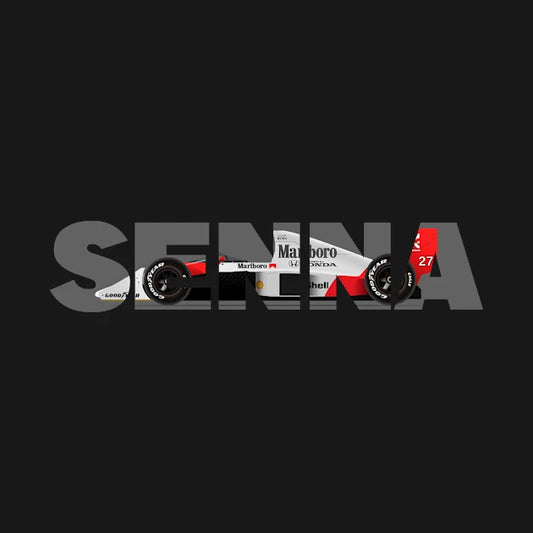 Ayrton Senna'S Mclaren Honda Mp4/5 Illustration T-Shirt