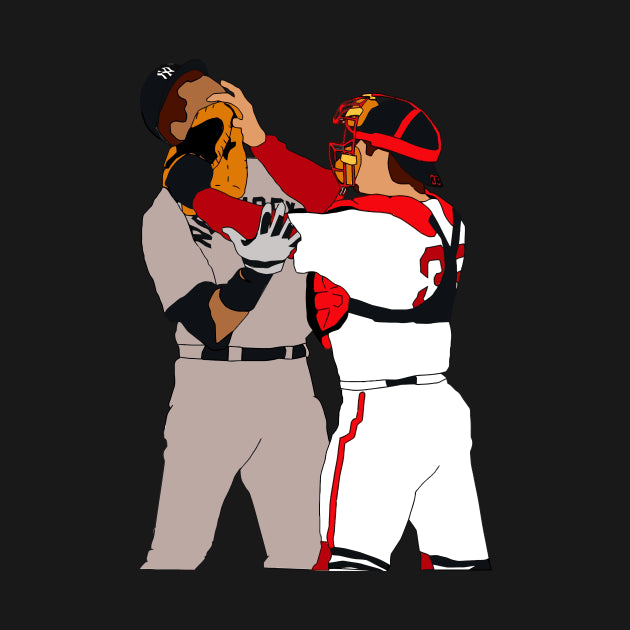 Jason Varitek Alex Rodriguez Brawl Hoodie