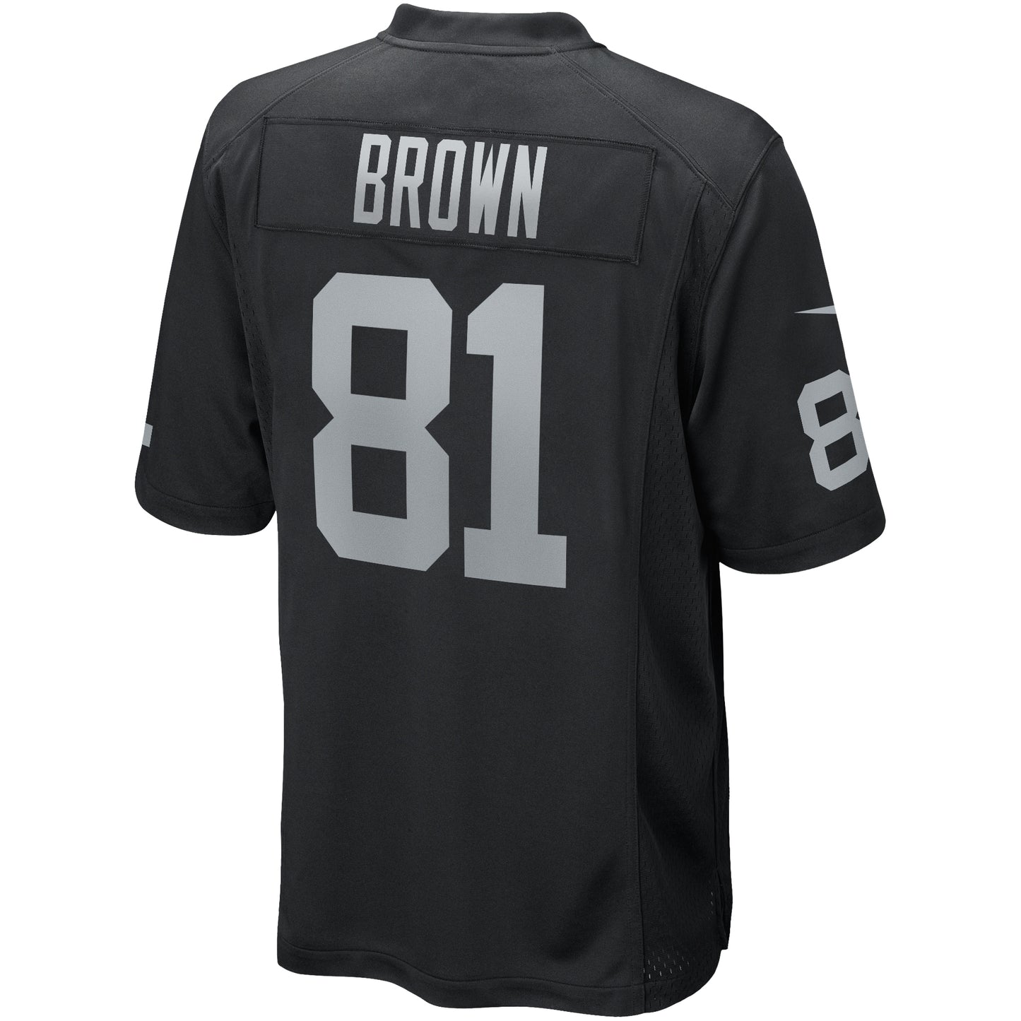 Tim Brown Las Vegas Raiders Game Retired Player Jersey - Black
