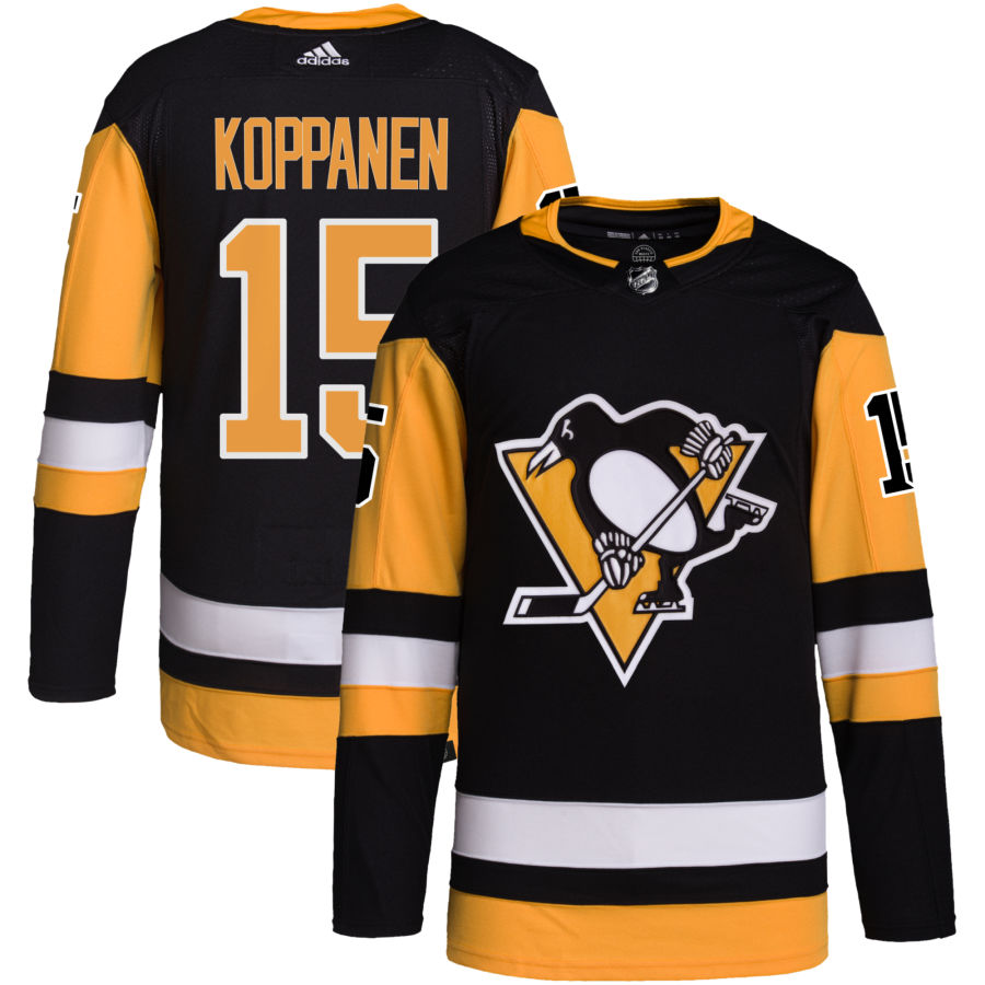 Joona Koppanen Pittsburgh Penguins Home Primegreen Authentic Pro Jersey - Black