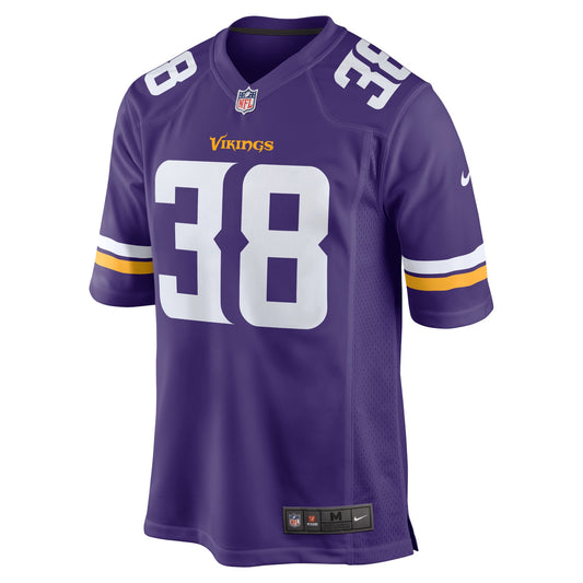 Bryant Koback Minnesota Vikings Home Game Player Jersey - Purple