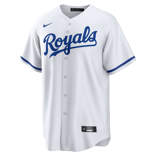 Kansas City Royals Youth Replica Custom Jersey - White
