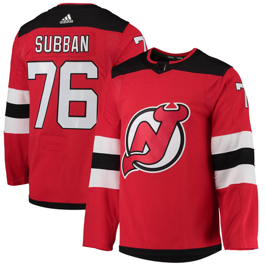 P.K. Subban New Jersey Devils Home Primegreen Authentic Pro Player Jersey - Red