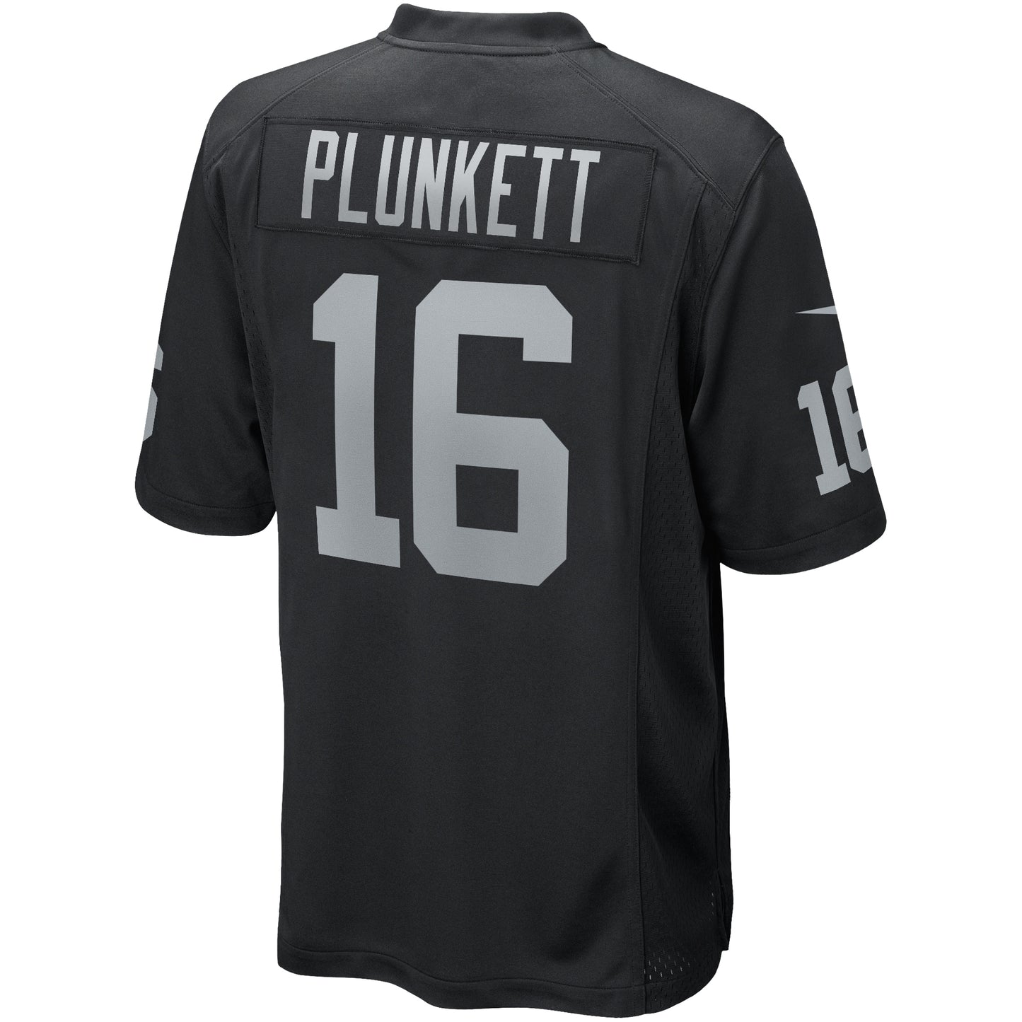 Jim Plunkett Las Vegas Raiders Game Retired Player Jersey - Black