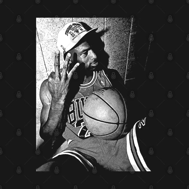 Michael Jordan Drawing Lines Artwork T-Shirt
