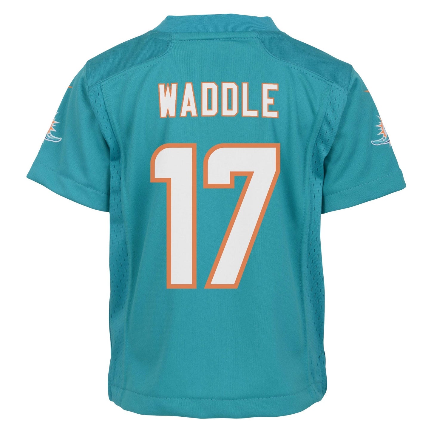 Preschool Jaylen Waddle Aqua Miami Dolphins Game Jersey