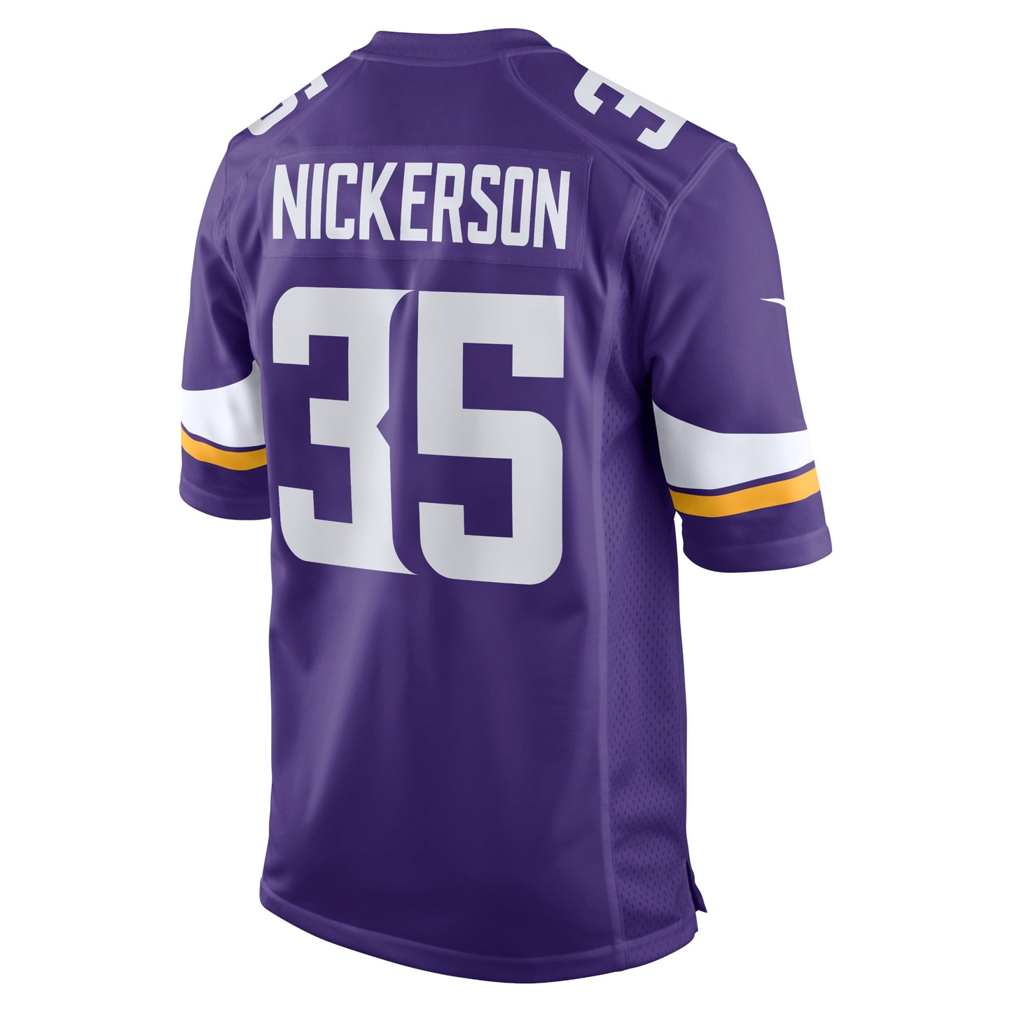 Parry Nickerson Minnesota Vikings Home Game Player Jersey - Purple