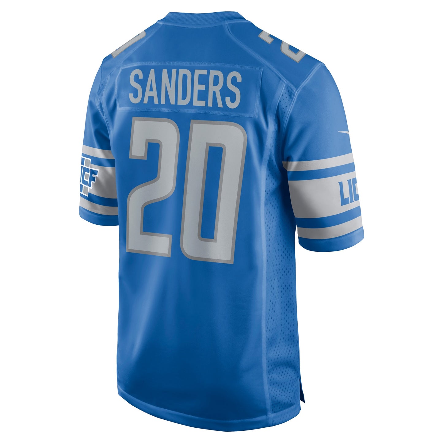 Barry Sanders Detroit Lions Game Retired Player Jersey - Blue