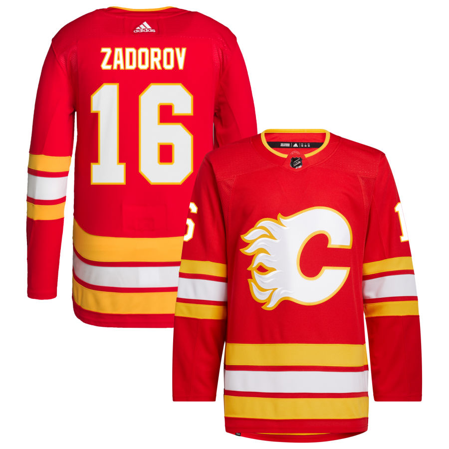 Nikita Zadorov Calgary Flames 2020/21 Home Primegreen Authentic Pro Jersey - Red