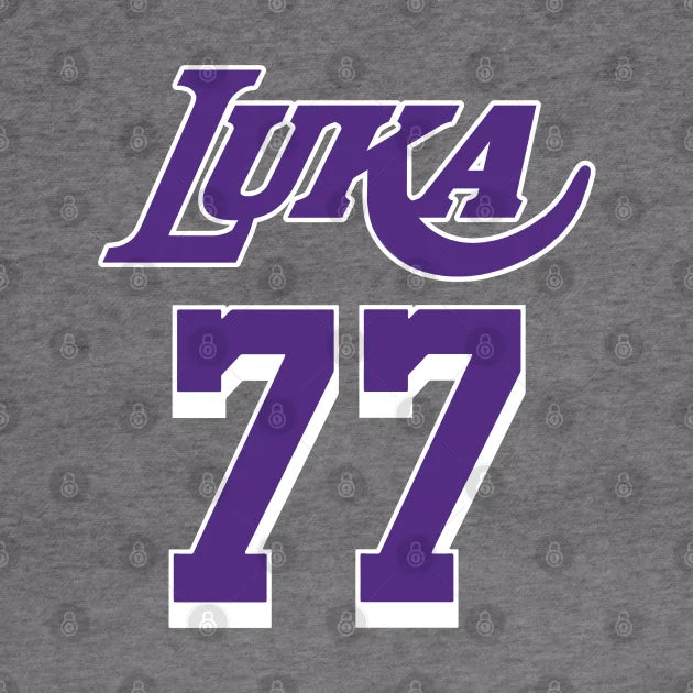 Luka Doncic Lakers Jersey Yellow (Front/Back Print) Hoodie