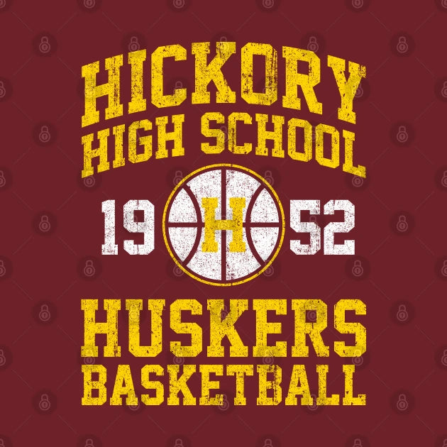 Hickory High School Huskers Basketball T-Shirt