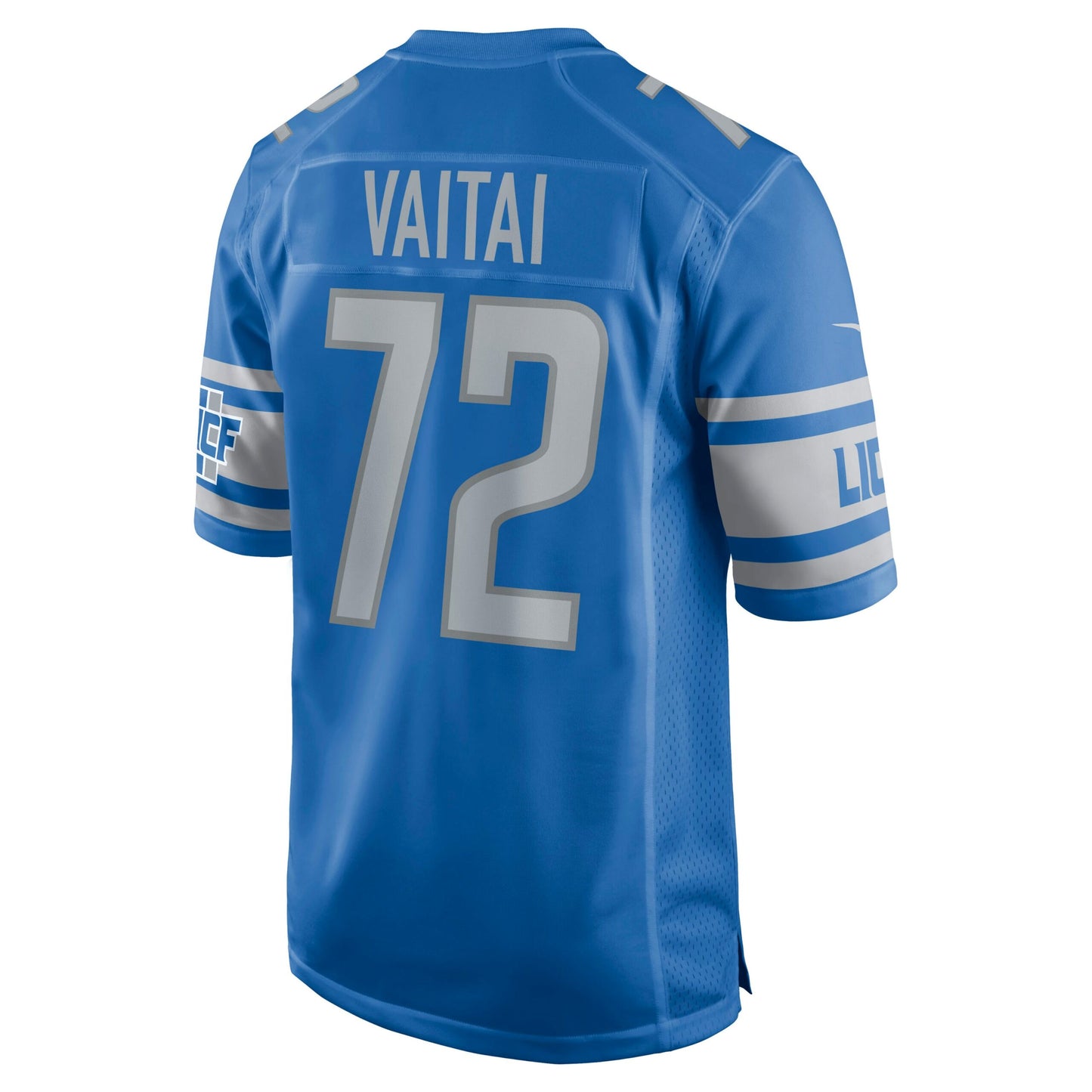 Halapoulivaati Vaitai Detroit Lions Game Jersey - Blue