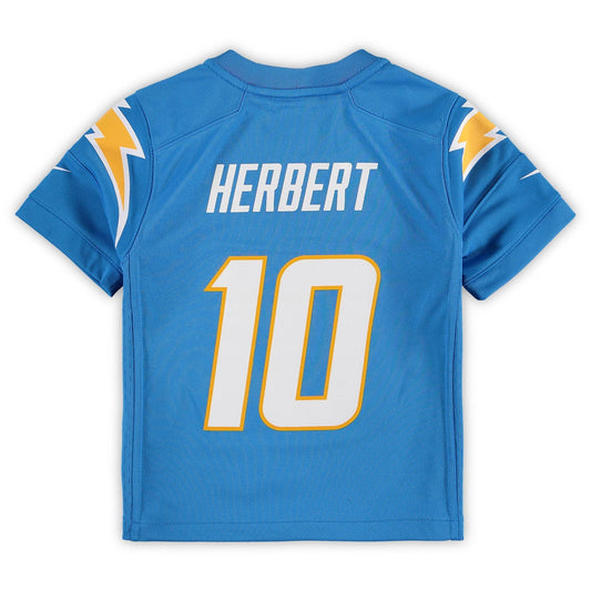 Preschool Justin Herbert Powder Blue Los Angeles Chargers Game Jersey