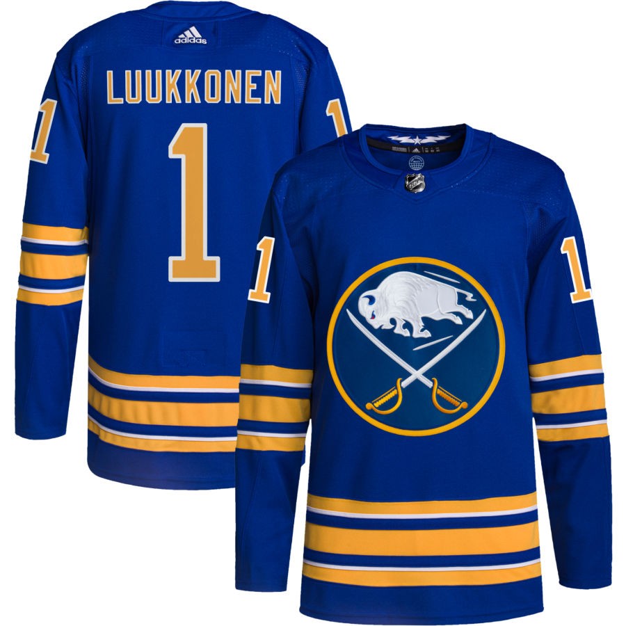 Ukko-Pekka Luukkonen Buffalo Sabres Home Authentic Pro Jersey - Royal