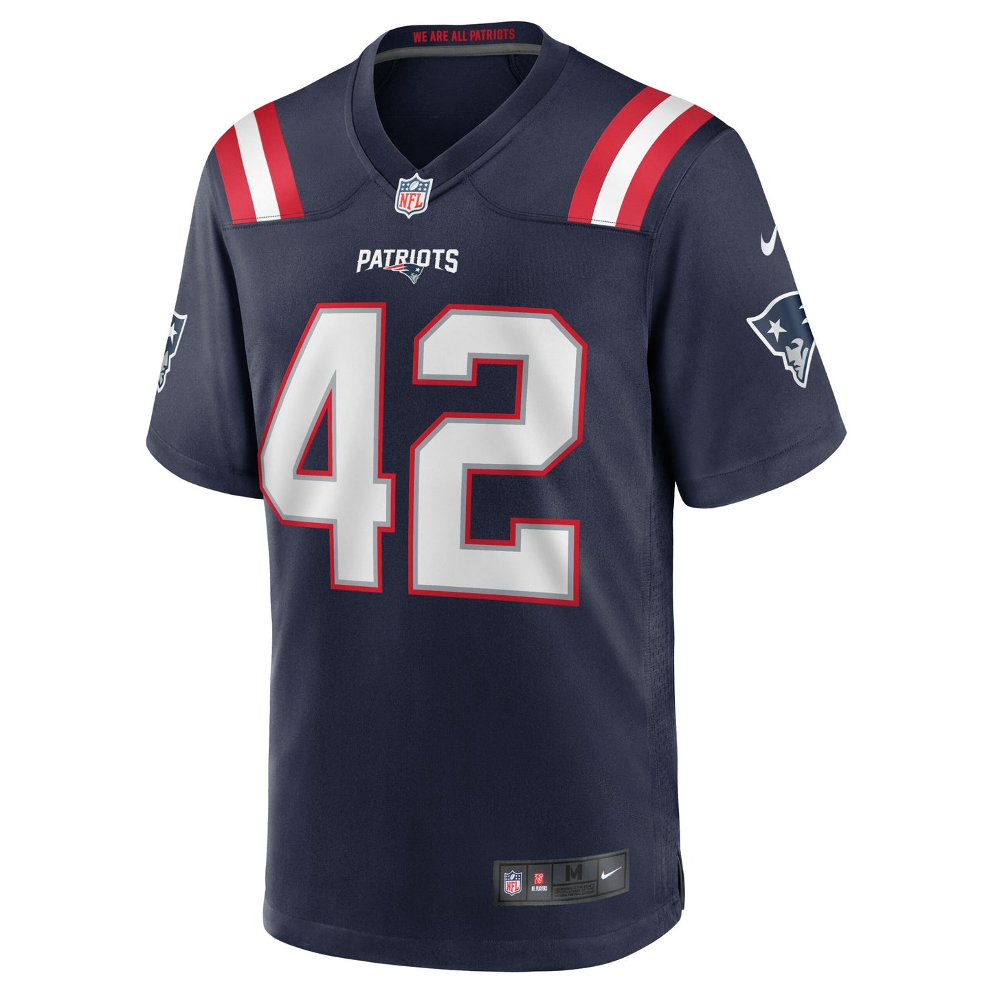 J.J. Taylor New England Patriots Team Game Jersey - Navy