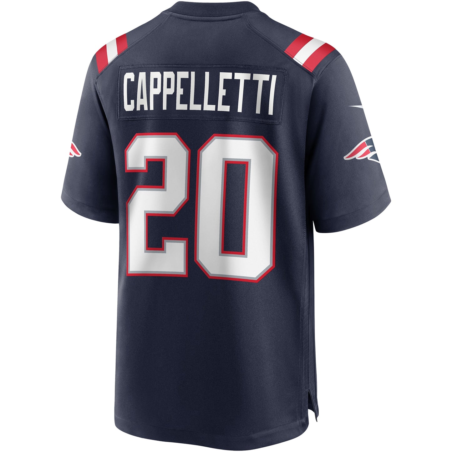 Gino Cappelletti New England Patriots Game Retired Player Jersey - Navy