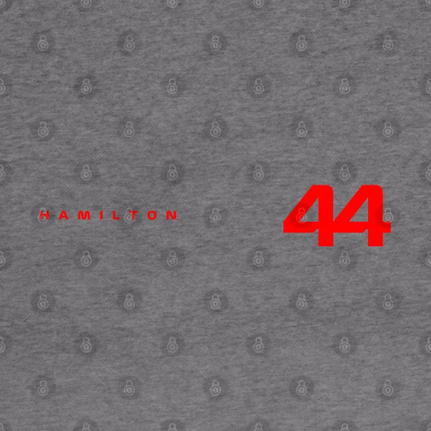 Lewis Hamilton 44 Red Hoodie