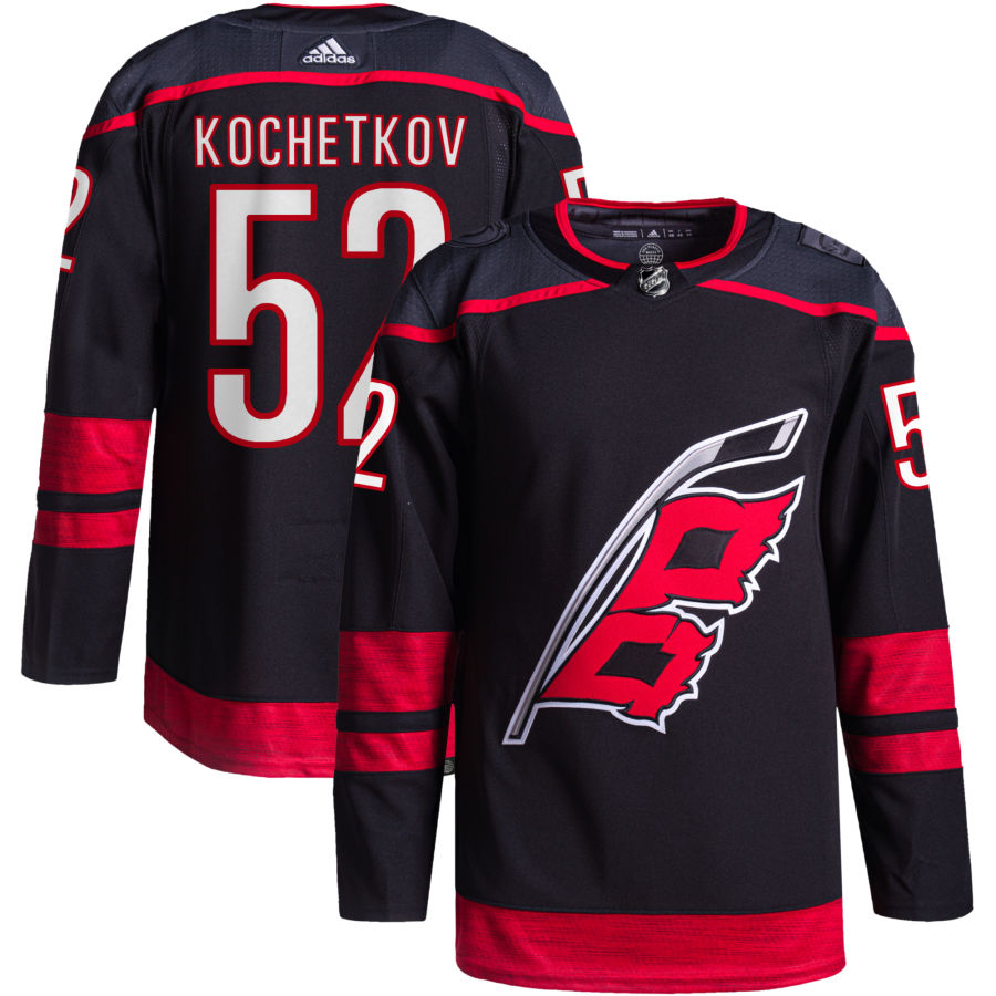 Pyotr Kochetkov Carolina Hurricanes Alternate Primegreen Authentic Pro Jersey - Black