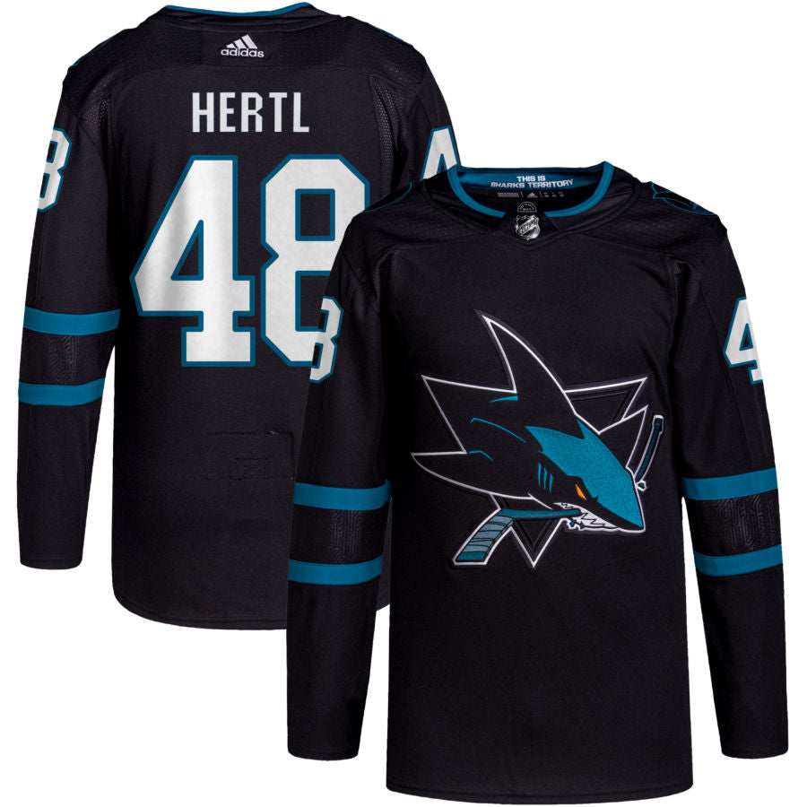 Tomas Hertl San Jose Sharks Alternate Primegreen Authentic Pro Jersey - Black