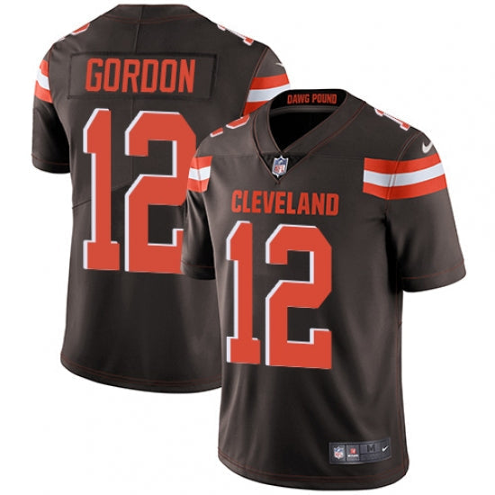 Men's Cleveland Browns Josh Gordon Limited Player Jersey Brown