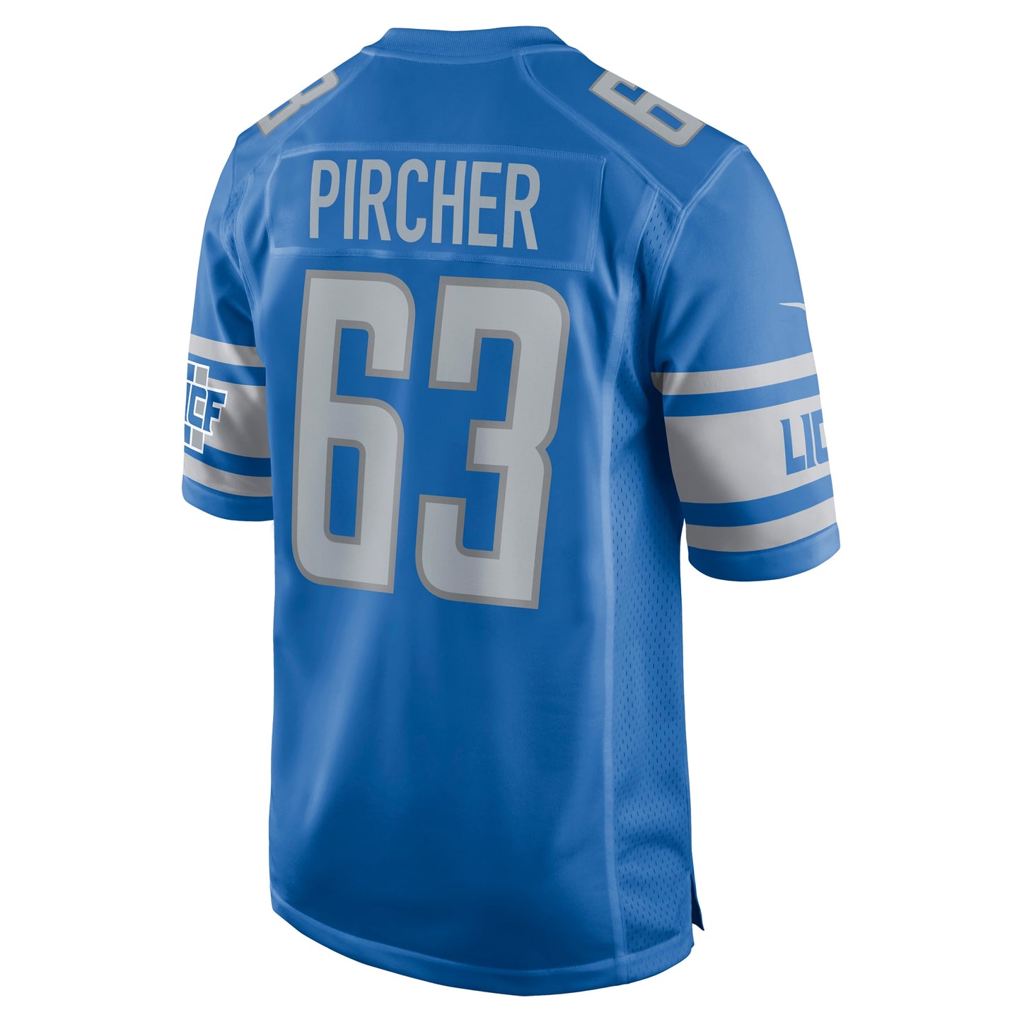 Max Pircher Detroit Lions Team Game Jersey - Blue