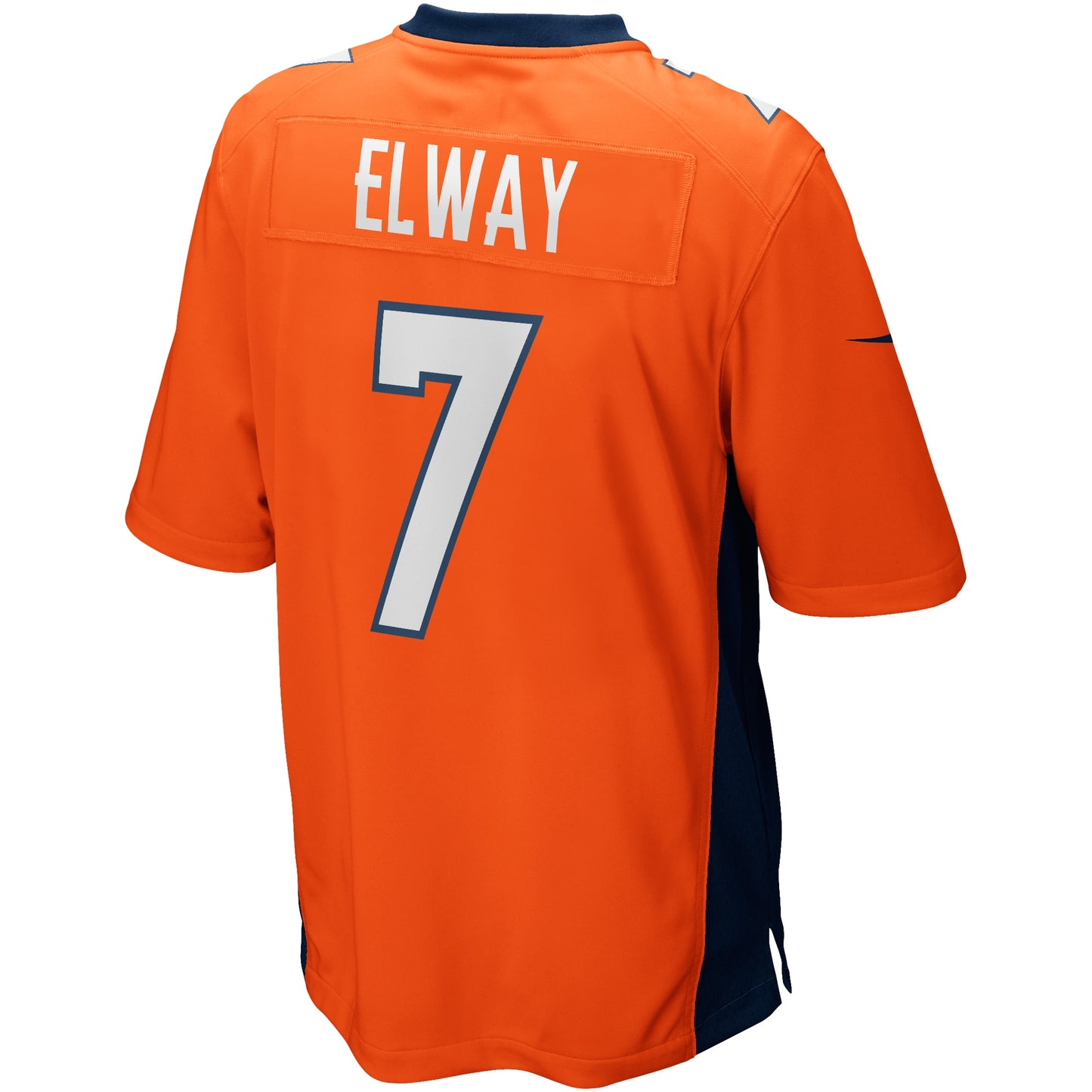 John Elway Denver Broncos Game Retired Player Jersey - Orange