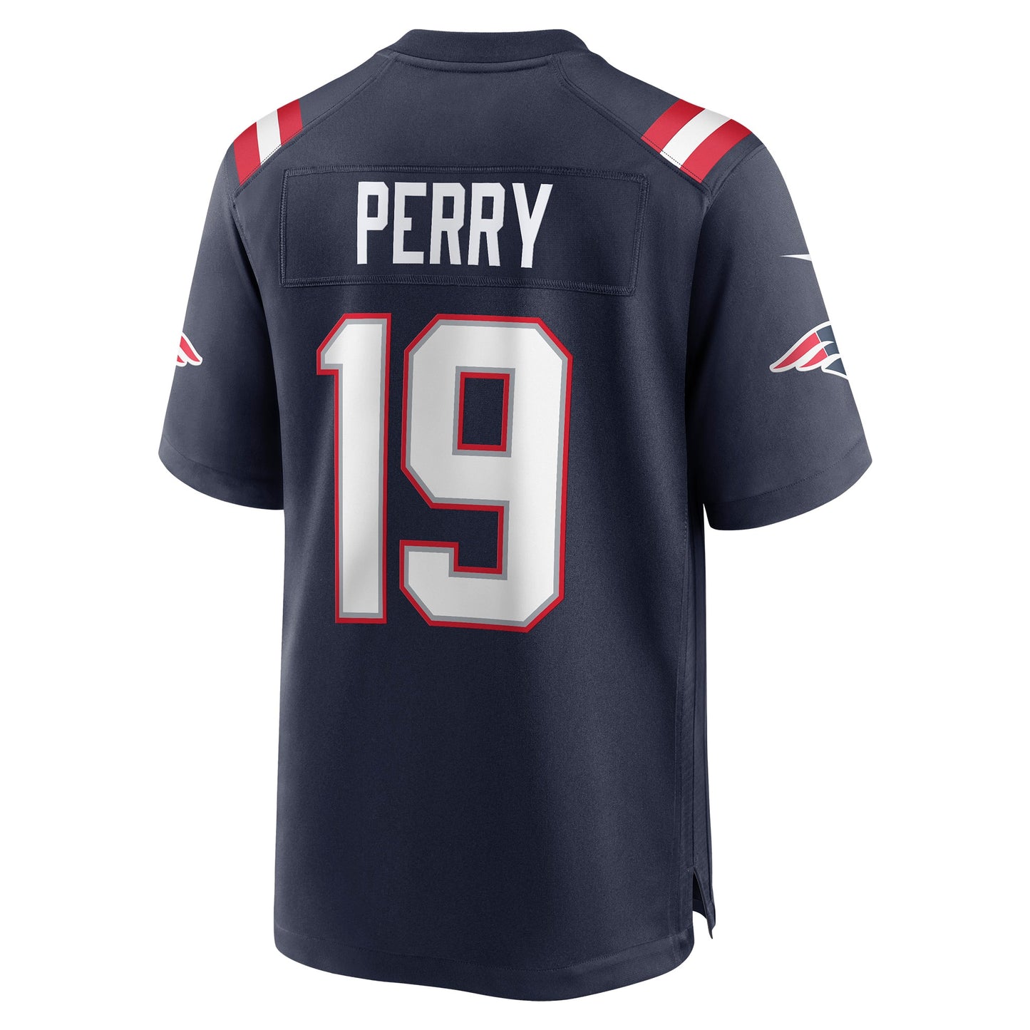 Malcolm Perry New England Patriots Game Player Jersey - Navy