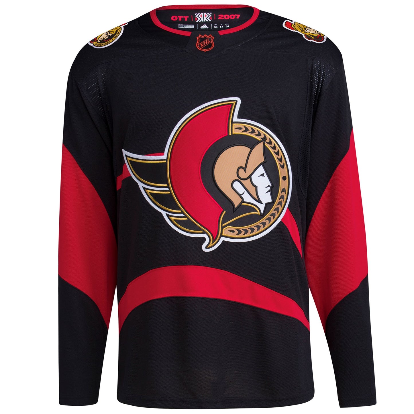 Ottawa Senators Reverse Retro 2.0 Authentic Blank Jersey - Black
