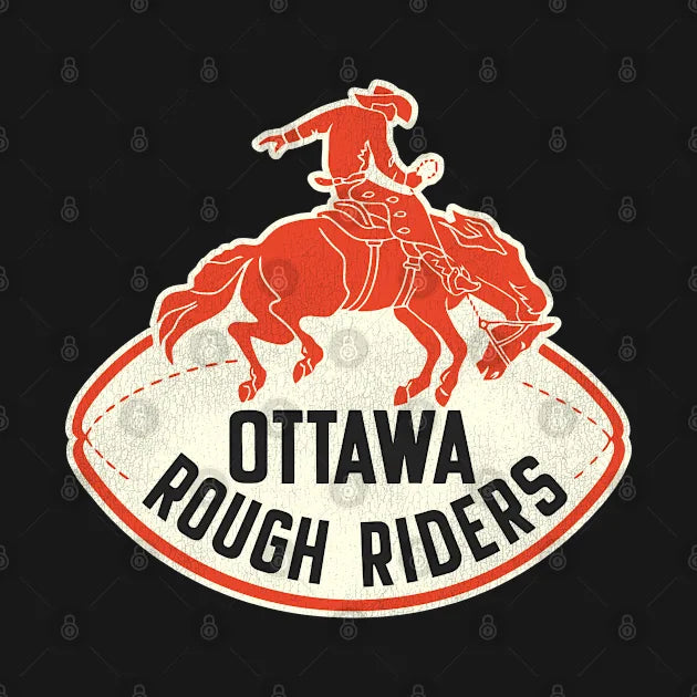 Defunct Ottawa Rough Riders Football Team T-Shirt