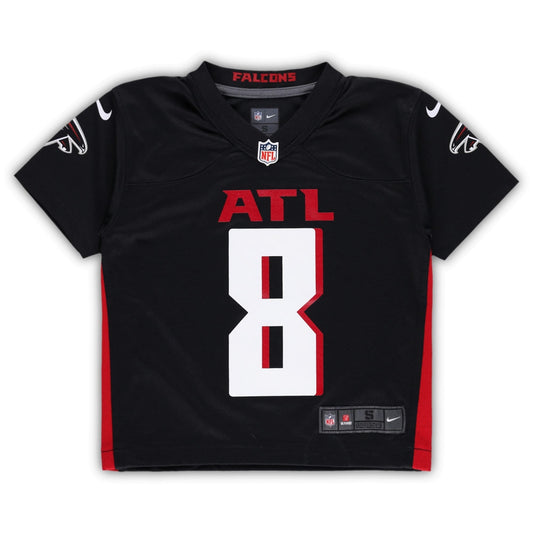 Preschool Kyle Pitts Black Atlanta Falcons Game Jersey