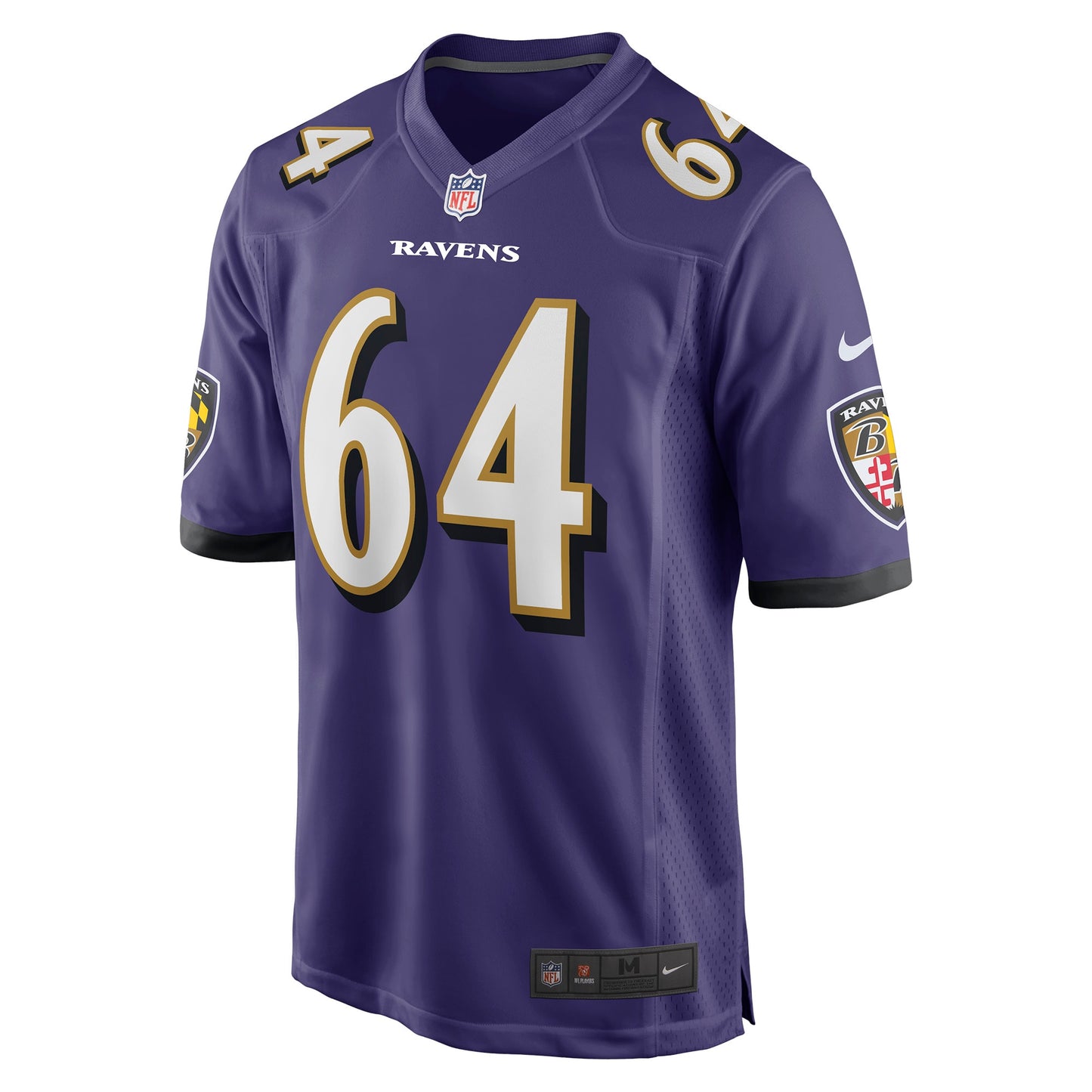 Tyler Linderbaum Baltimore Ravens Player Game Jersey - Purple