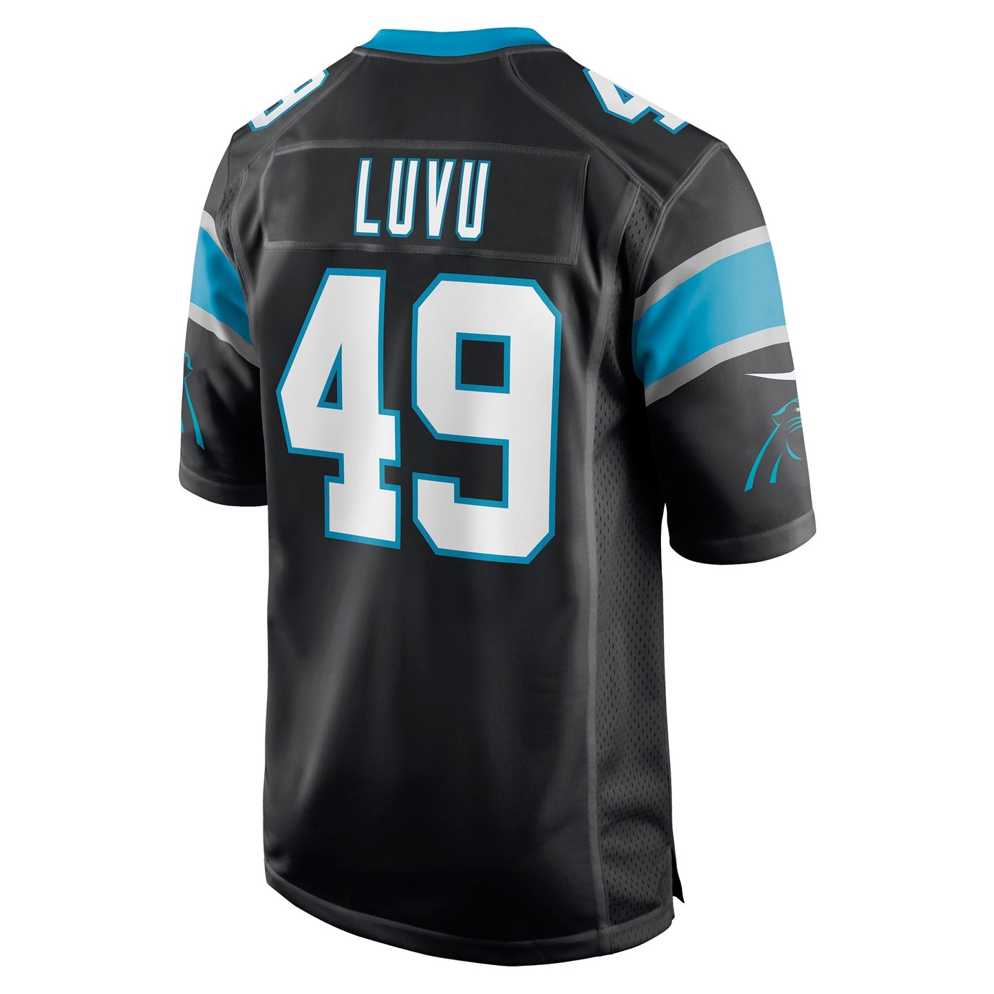 Frankie Luvu Carolina Panthers Game Jersey - Black