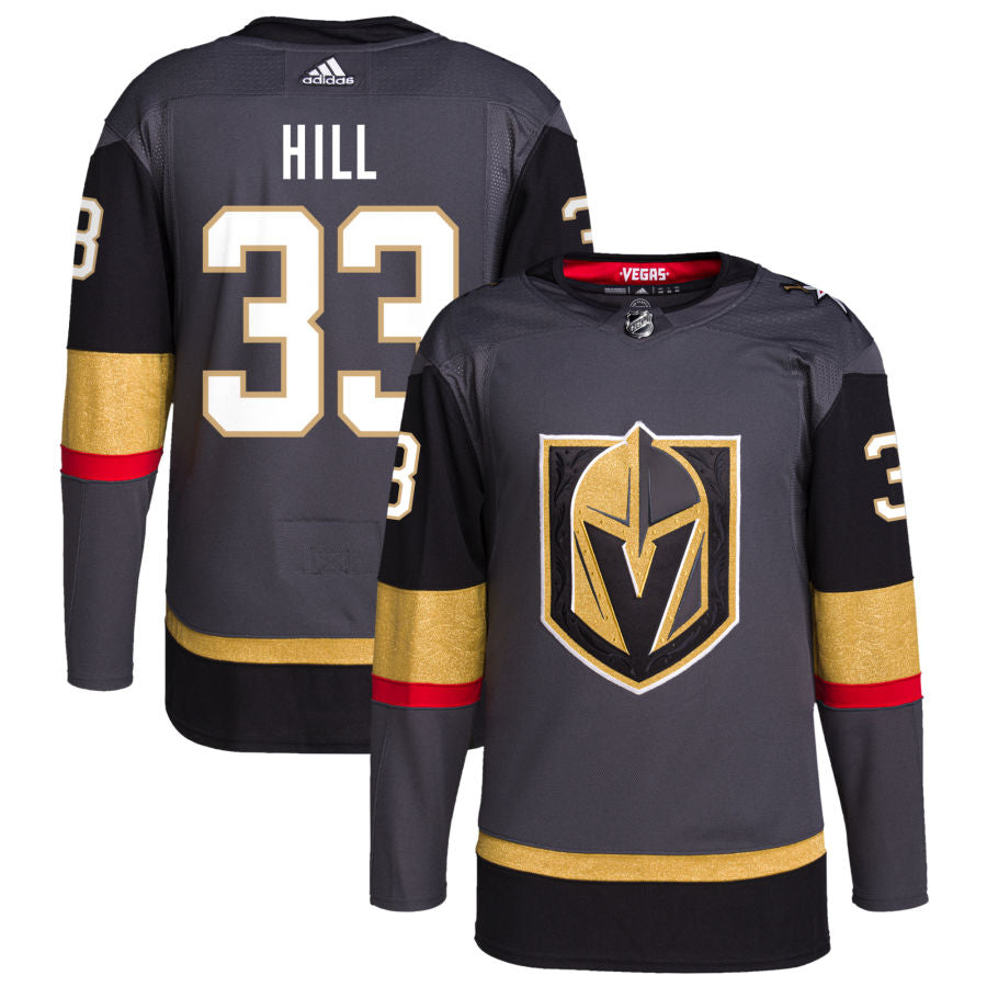 Adin Hill Vegas Golden Knights Alternate Authentic Pro Jersey - Gray