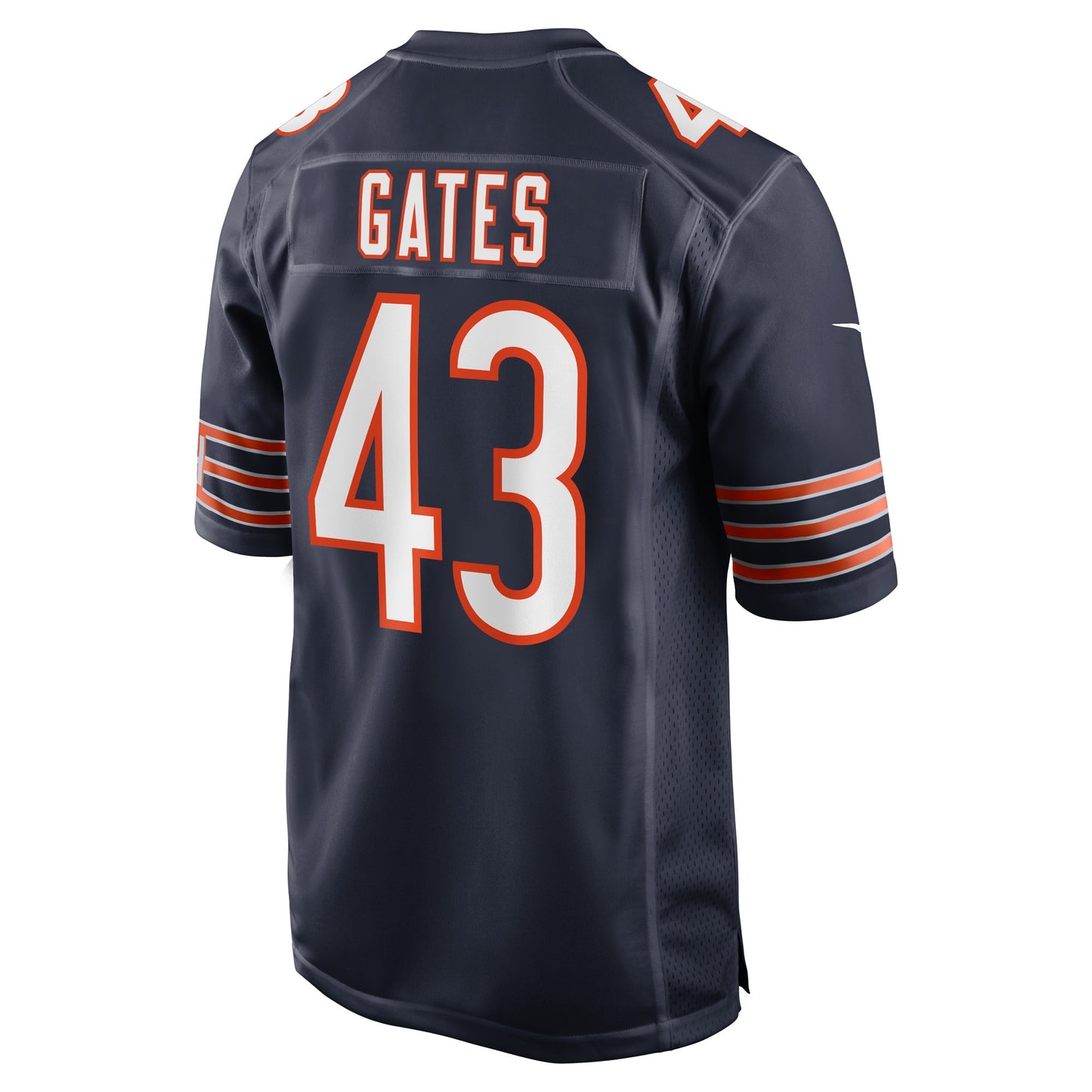 DeMarquis Gates Chicago Bears Game Player Jersey - Navy